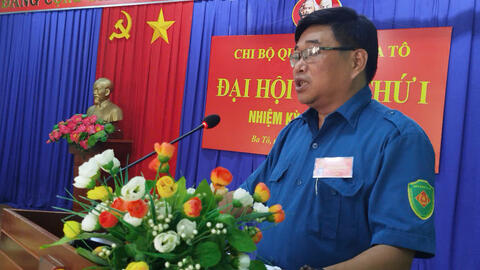 Chi bộ Quân sự xã Ba Tô tổ chức thành công Đại hội Chi bộ Quân sự lần thứ I, nhiệm kỳ 2025–2030